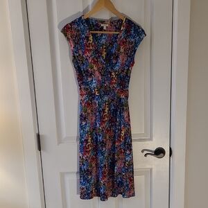 Talbots Floral Wrap Dress